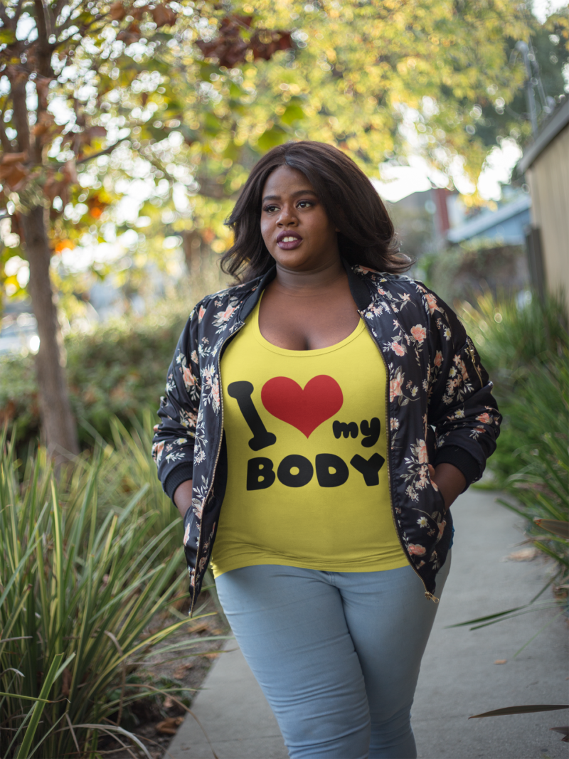 I Love My Body - Unisex Jersey Short Sleeve Tee