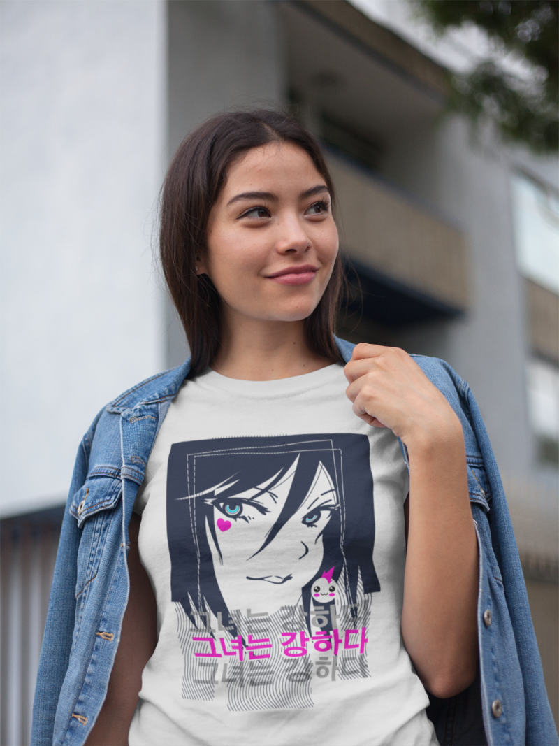 Anime Girl - Unisex Jersey Short Sleeve Tee