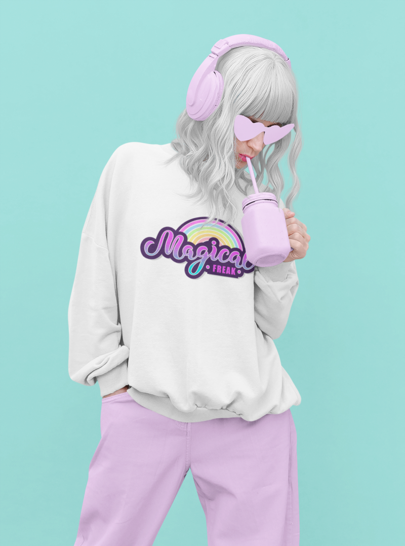 Magical Freak - Unisex Heavy Blend™ Crewneck Sweatshirt - Image 4