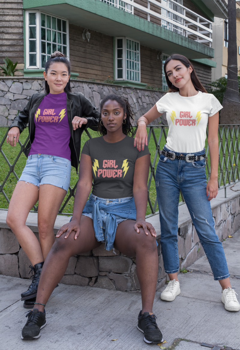 Girl Power - Unisex Jersey Short Sleeve Tee - Image 5