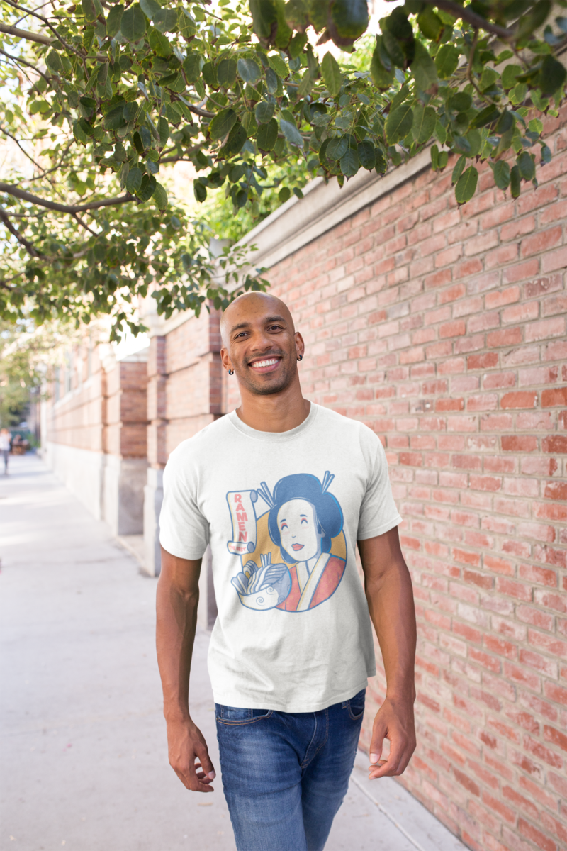 Ramen Geisha Unisex Jersey Short Sleeve V-Neck Tee - Image 2