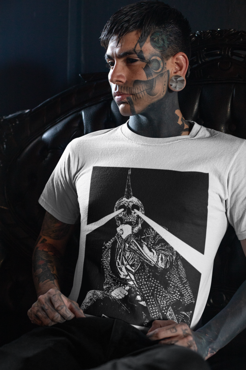 Punk Rock Laser Eyes - Unisex Jersey Short Sleeve Tee