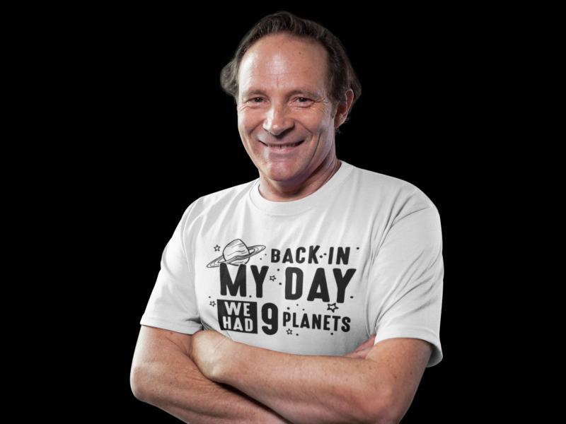 Back In My Day We Had 9 Planets - Unisex Ultra Cotton Tee - Image 2