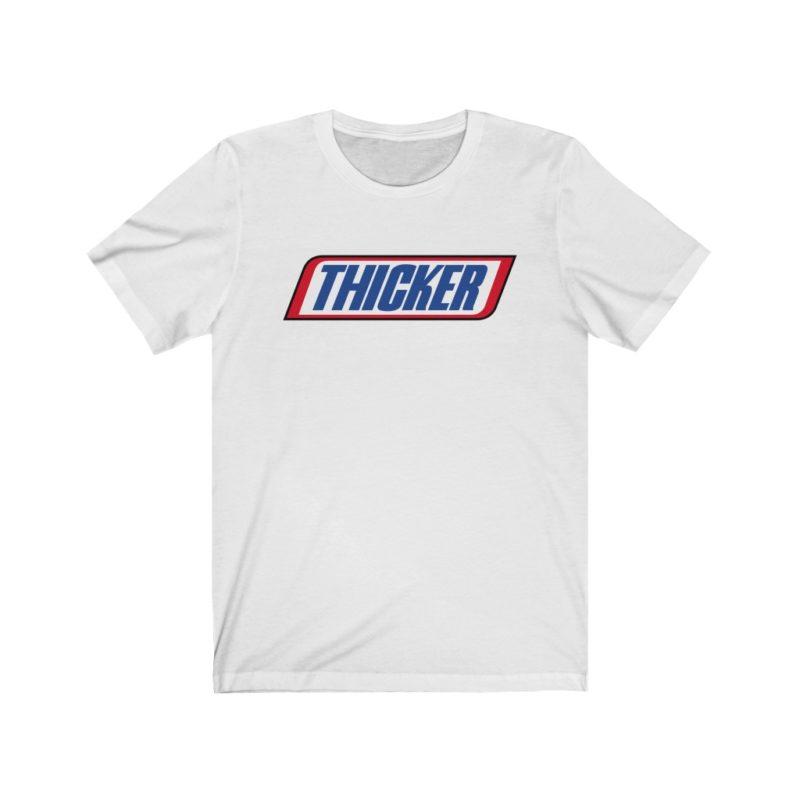 Thicker - Unisex Jersey Short Sleeve Tee - Image 3