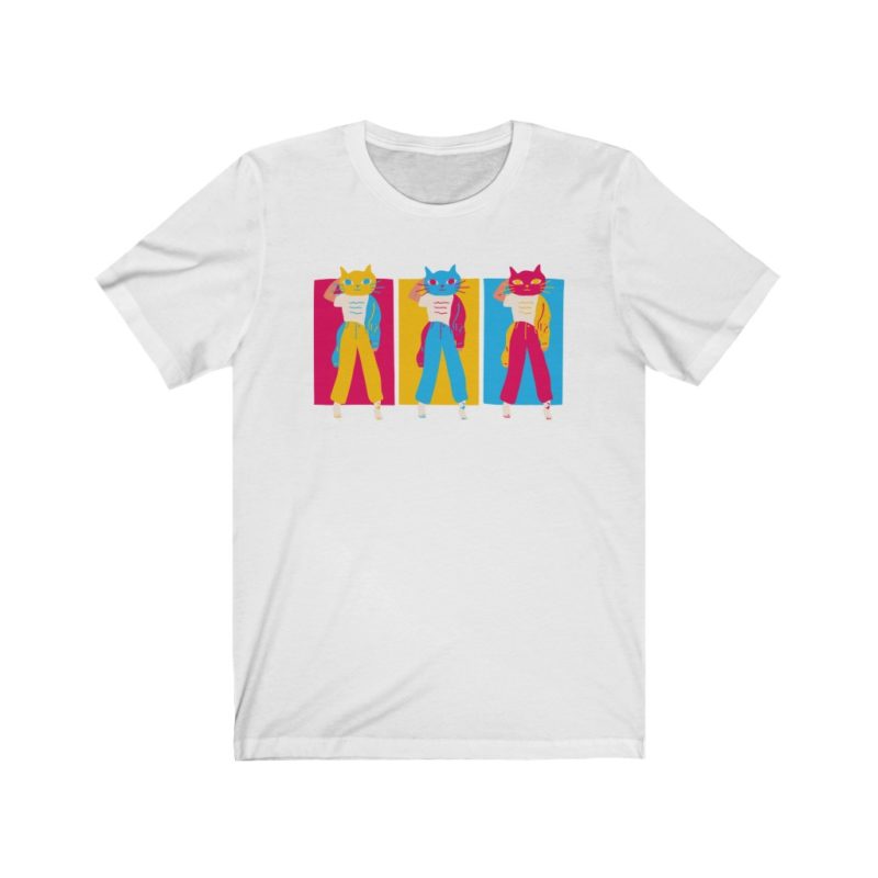 Cool Cats Unisex Jersey Short Sleeve Tee - Image 2