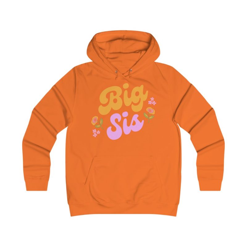 Big Sis - Girlie College Hoodie - Image 3