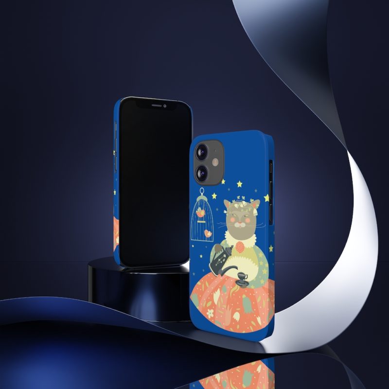 Pretty Miss Kitty Serving Tea - Barely There Phone Cases - Image 12