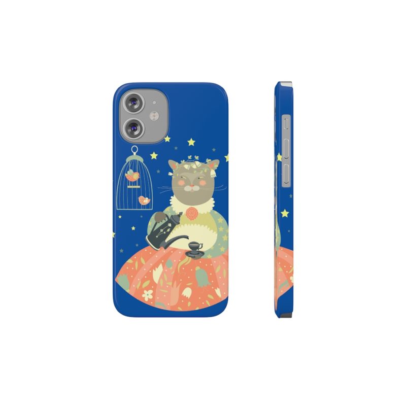 Pretty Miss Kitty Serving Tea - Barely There Phone Cases - Image 11