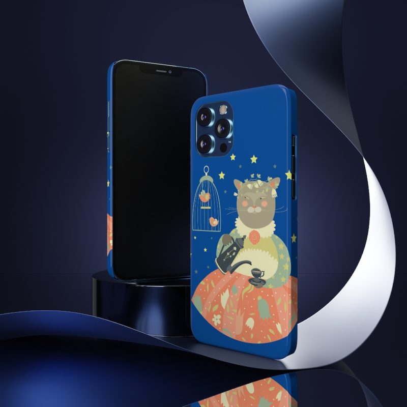 Pretty Miss Kitty Serving Tea - Barely There Phone Cases - Image 14