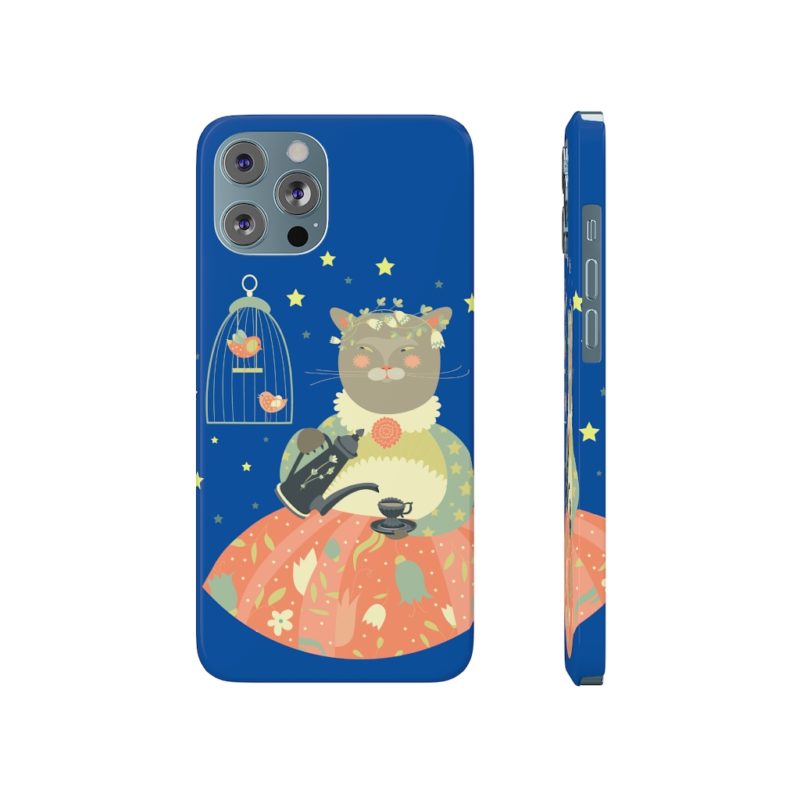 Pretty Miss Kitty Serving Tea - Barely There Phone Cases - Image 13