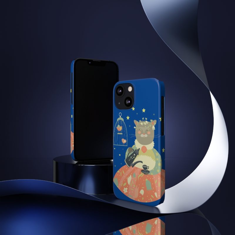 Pretty Miss Kitty Serving Tea - Barely There Phone Cases - Image 6