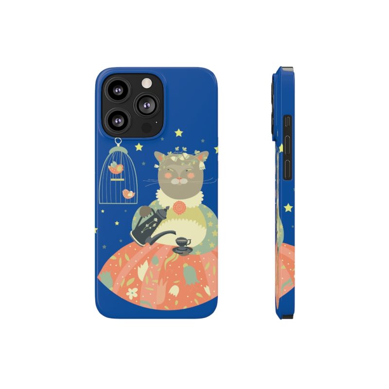 Pretty Miss Kitty Serving Tea - Barely There Phone Cases - Image 7