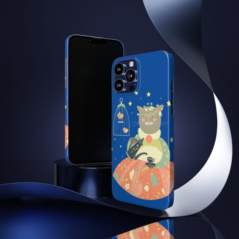 Pretty Miss Kitty Serving Tea - Barely There Phone Cases - Image 10