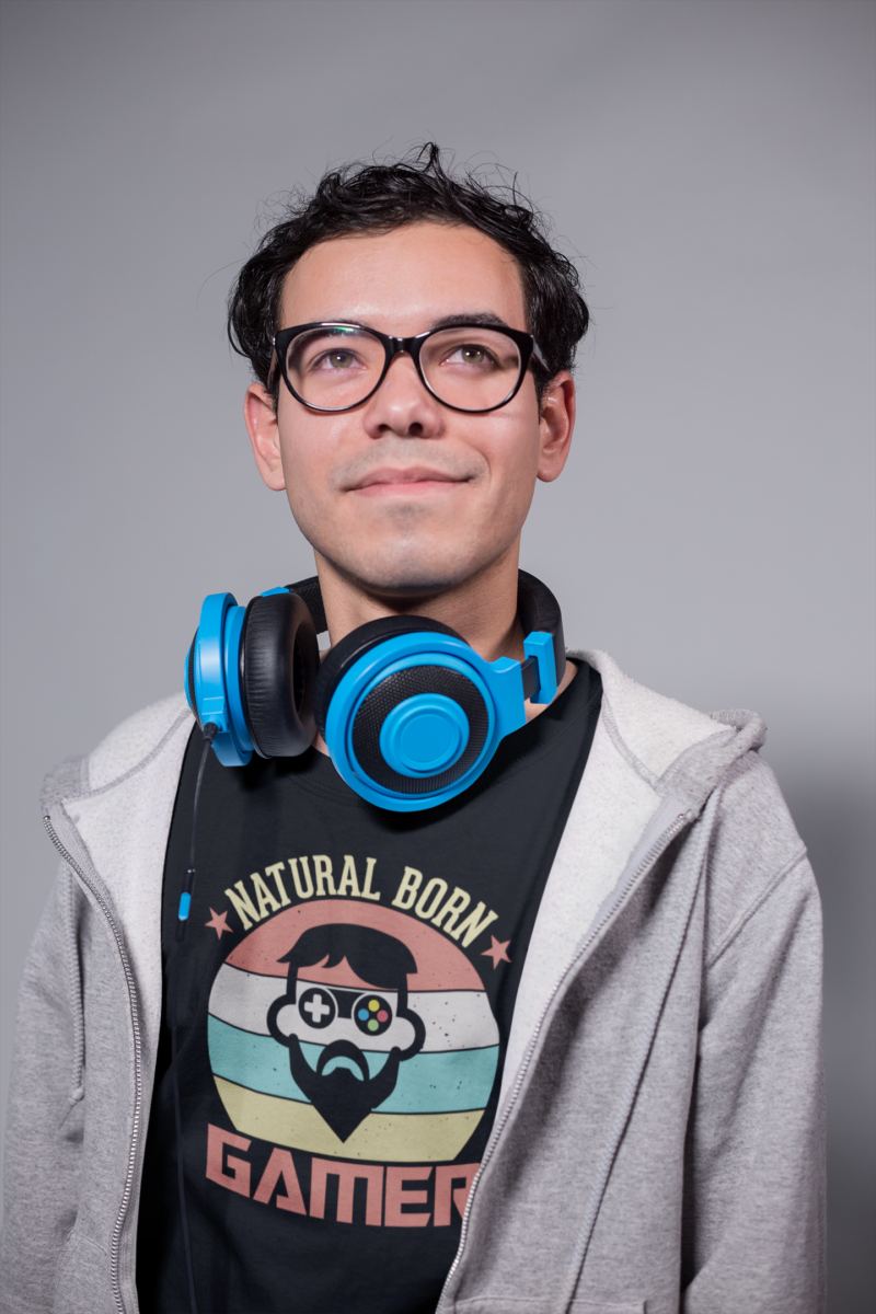 Natural Born Gamer - Unisex Jersey Short Sleeve Tee