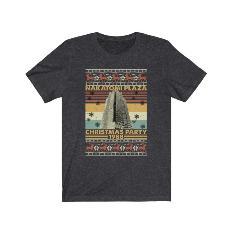 NAKATOMI PLAZA Christmas Party 1988 - Unisex Jersey Short Sleeve Tee - Image 2