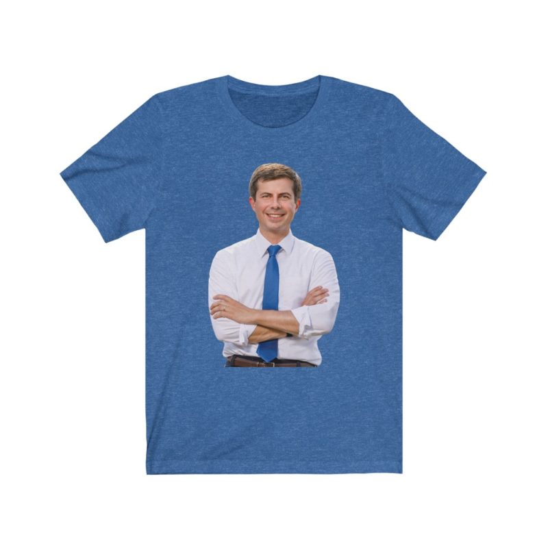 The Same Photo of Pete Buttigieg Every Day - Unisex Jersey Short Sleeve Tee - Image 3