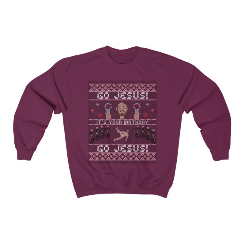 Go Jesus, it's your birthday - Unisex Heavy Blend™ Crewneck Sweatshirt