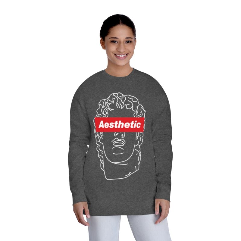 Aesthetic Unisex Fleece Sweatshirt - Image 4