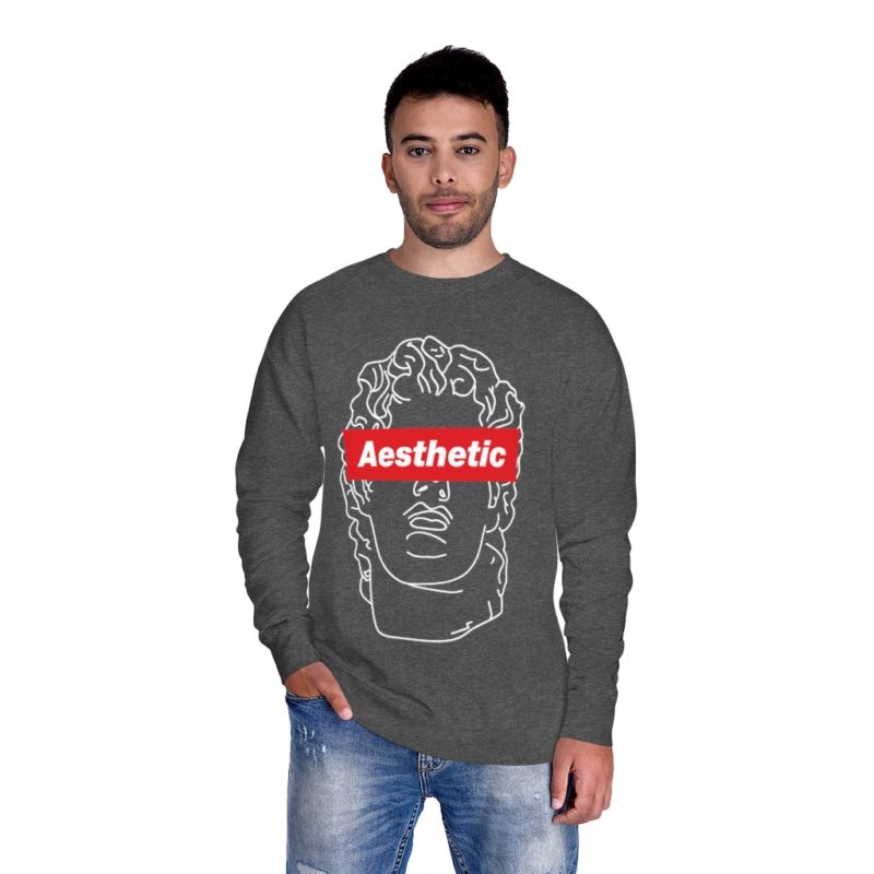 Aesthetic Unisex Fleece Sweatshirt - Image 5