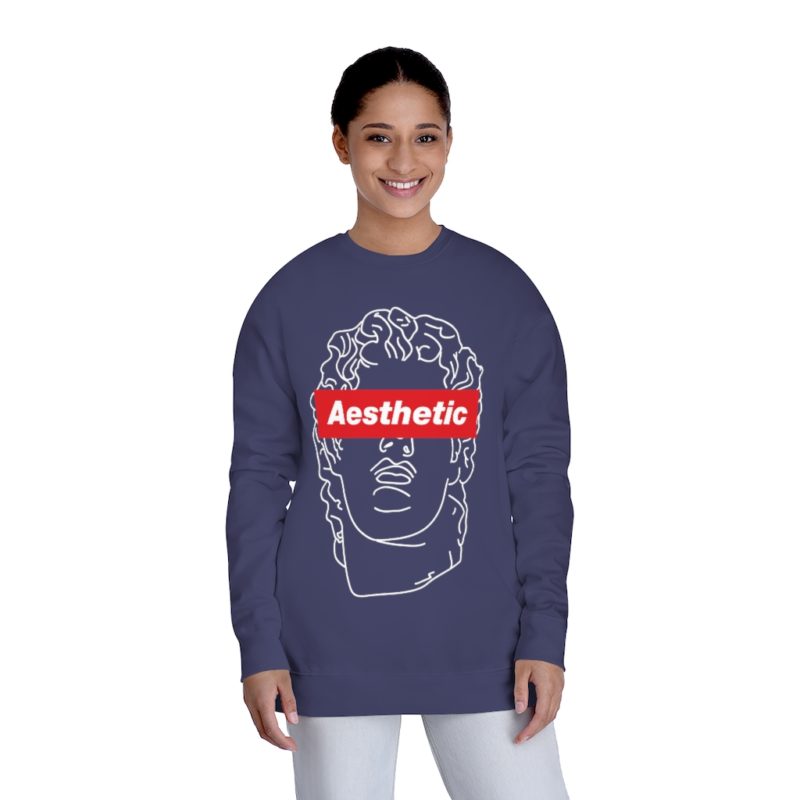 Aesthetic Unisex Fleece Sweatshirt - Image 9