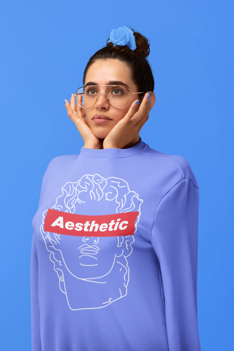 Aesthetic Unisex Fleece Sweatshirt