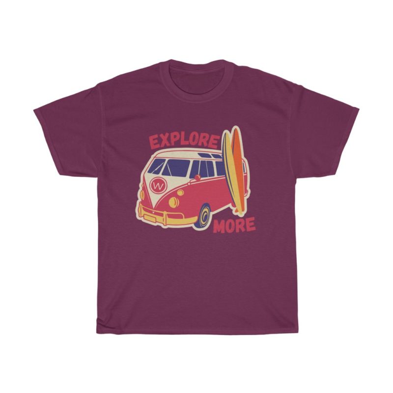 Explore More Van Life: Unisex Heavy Cotton Tee - Image 4