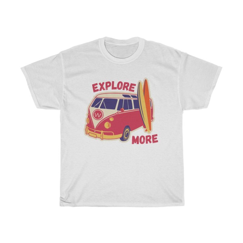 Explore More Van Life: Unisex Heavy Cotton Tee - Image 2