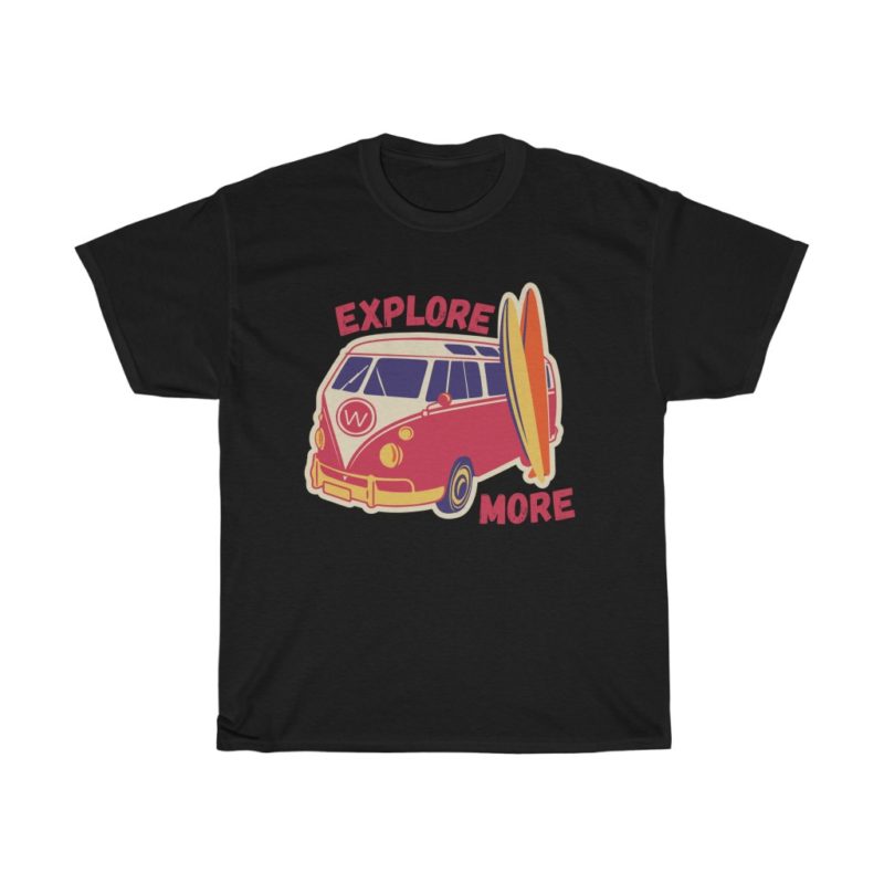 Explore More Van Life: Unisex Heavy Cotton Tee - Image 3