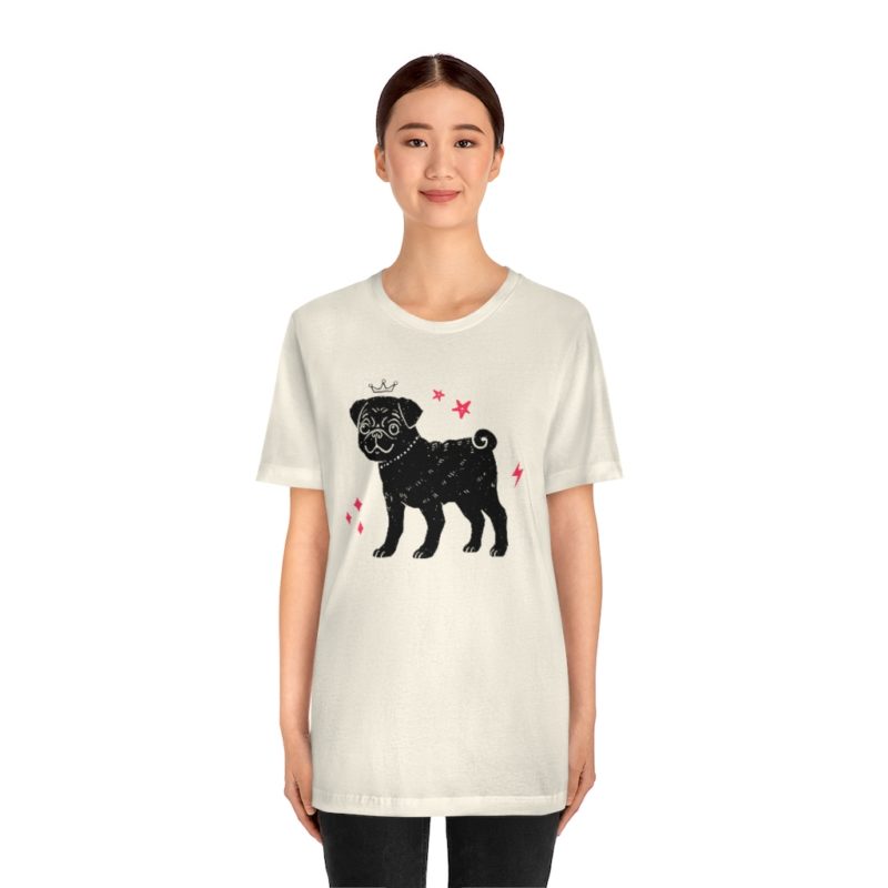 Pug Love Unisex Jersey Short Sleeve Tee - Image 8