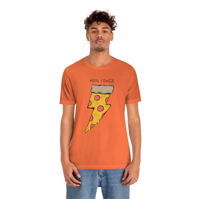 Pizza Power: Unisex Jersey Short Sleeve Tee - Image 6