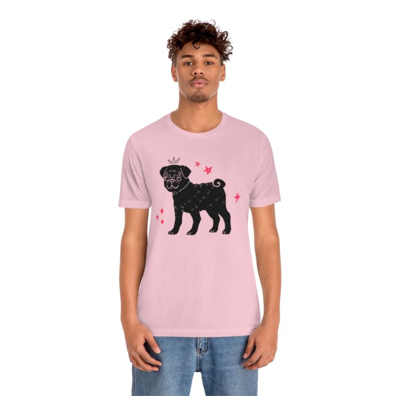 Pug Love Unisex Jersey Short Sleeve Tee - Image 3