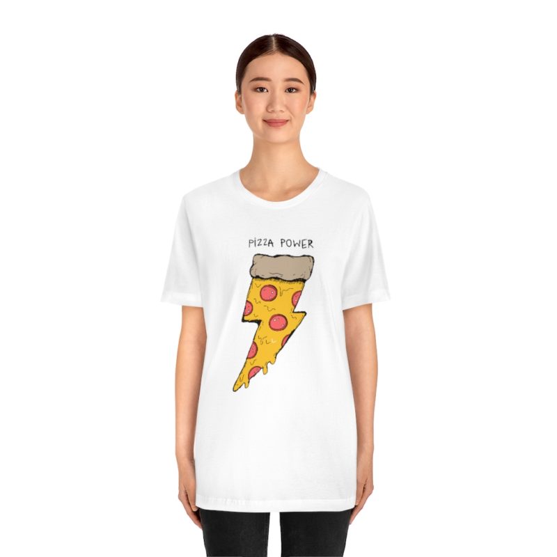 Pizza Power: Unisex Jersey Short Sleeve Tee - Image 3