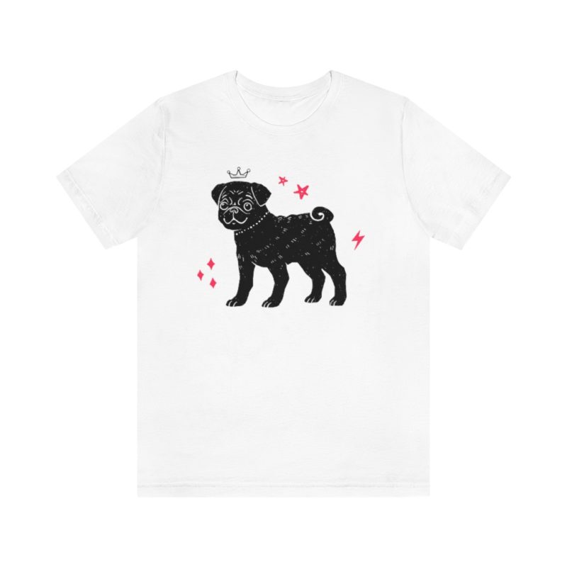 Pug Love Unisex Jersey Short Sleeve Tee - Image 4