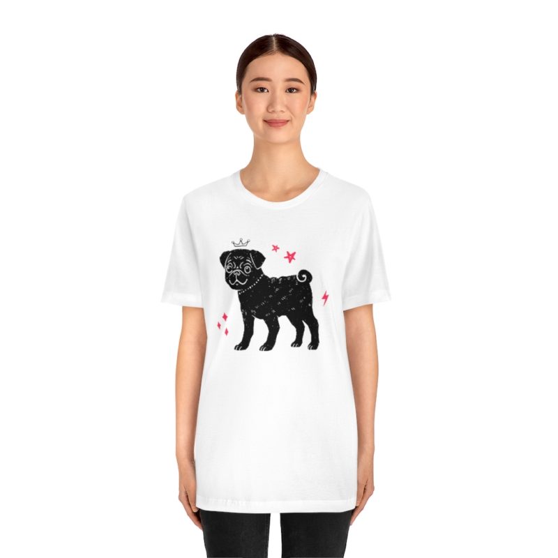 Pug Love Unisex Jersey Short Sleeve Tee - Image 5