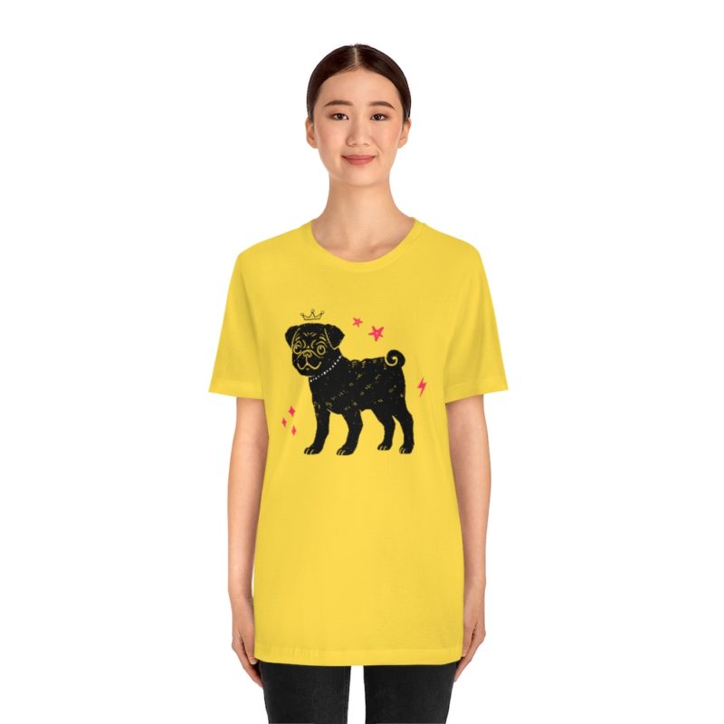 Pug Love Unisex Jersey Short Sleeve Tee - Image 11