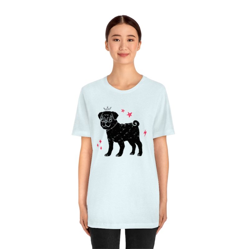 Pug Love Unisex Jersey Short Sleeve Tee - Image 14