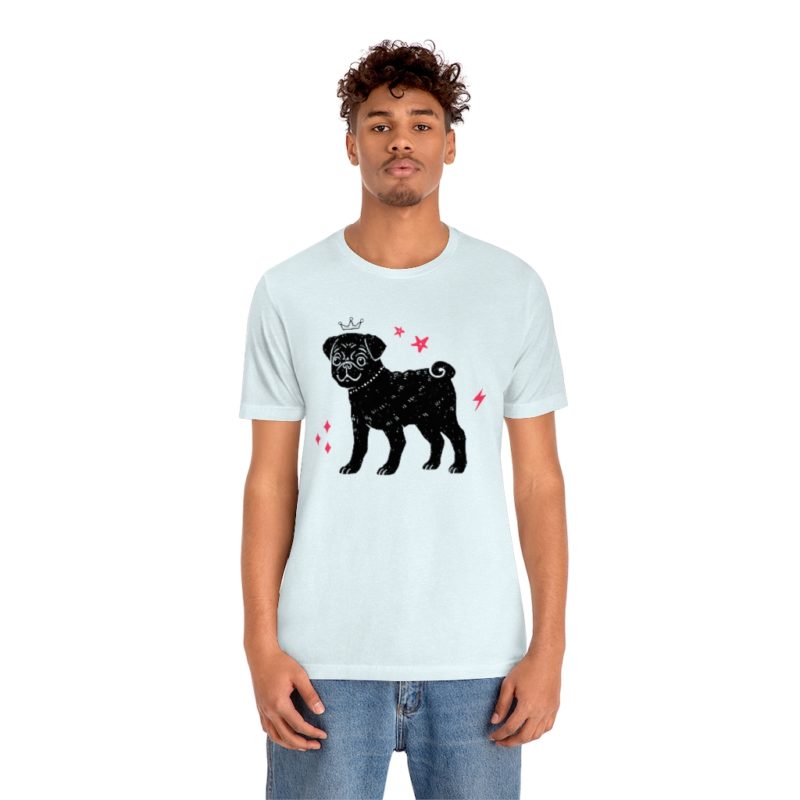 Pug Love Unisex Jersey Short Sleeve Tee - Image 15