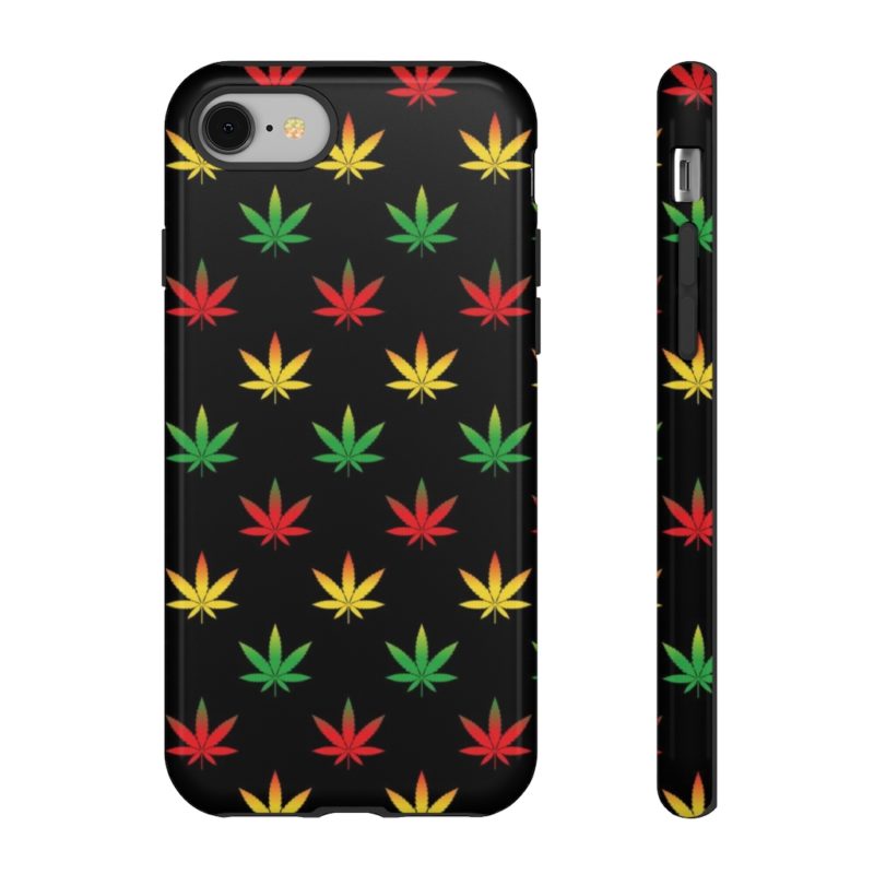420 Weed Print iPhone - Samsung Galaxy Tough Cases - Image 37