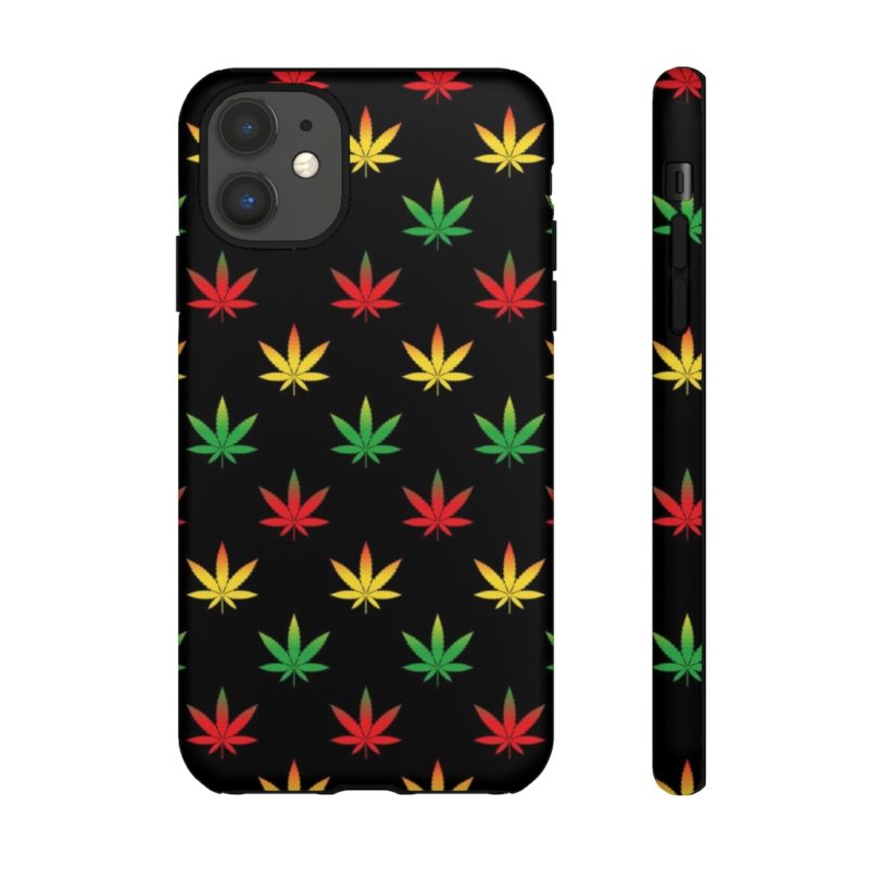 420 Weed Print iPhone - Samsung Galaxy Tough Cases - Image 12