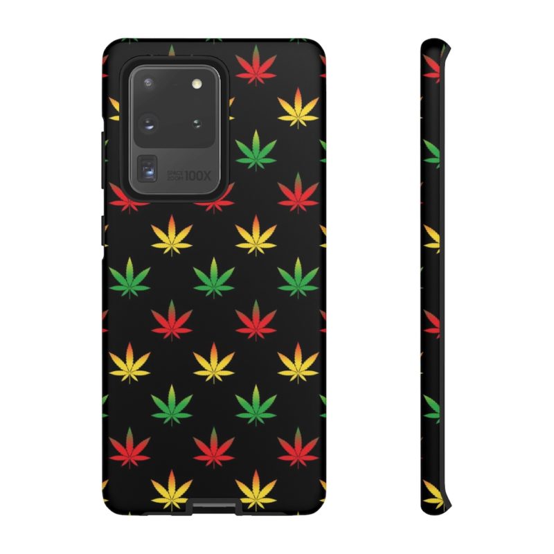 420 Weed Print iPhone - Samsung Galaxy Tough Cases - Image 28