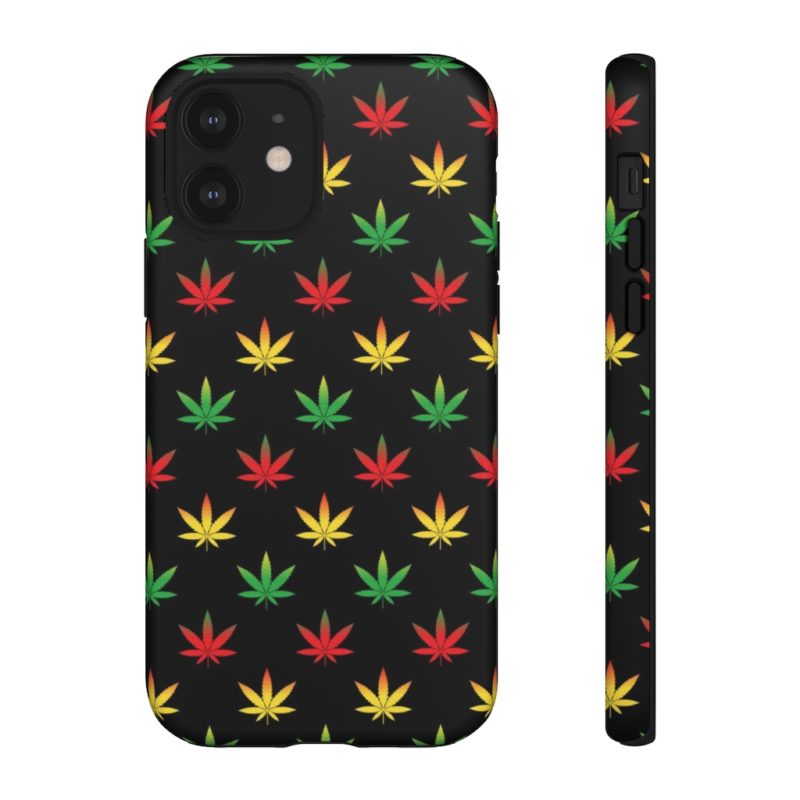 420 Weed Print iPhone - Samsung Galaxy Tough Cases - Image 42