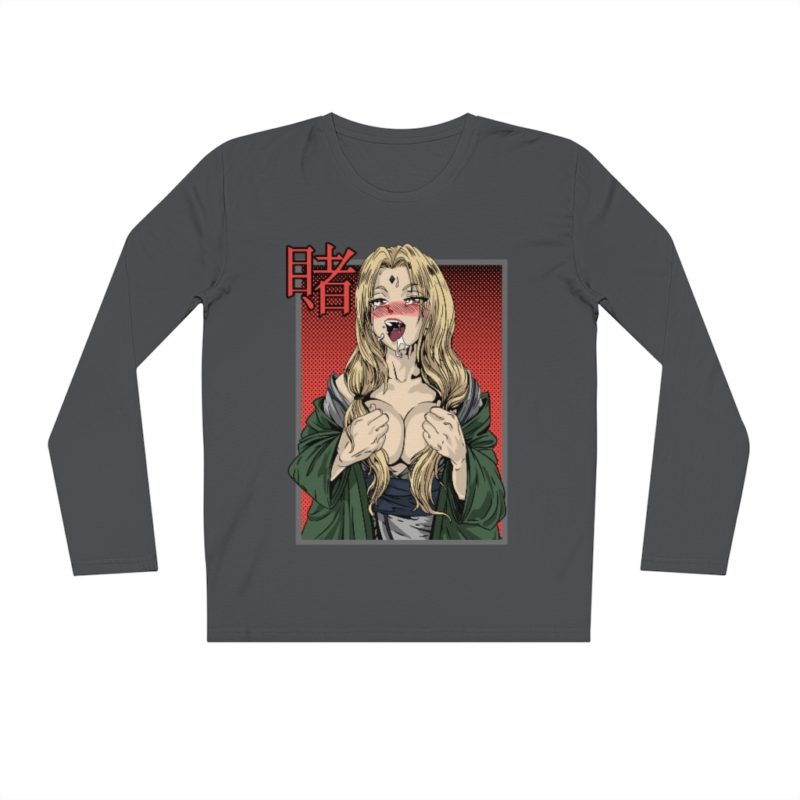 ECCHI Anime Men's Organic Sparker Long Sleeve Shirt - Image 5