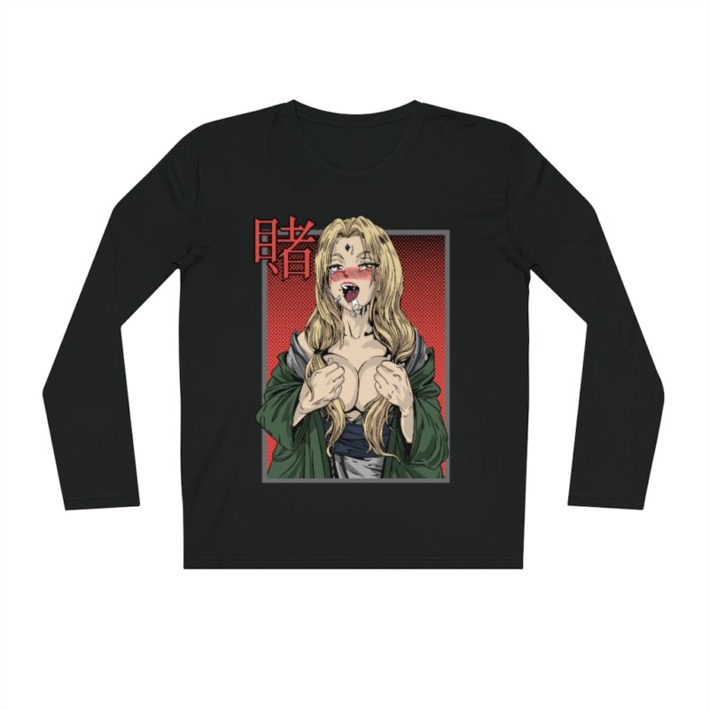 ECCHI Anime Men's Organic Sparker Long Sleeve Shirt - Image 2