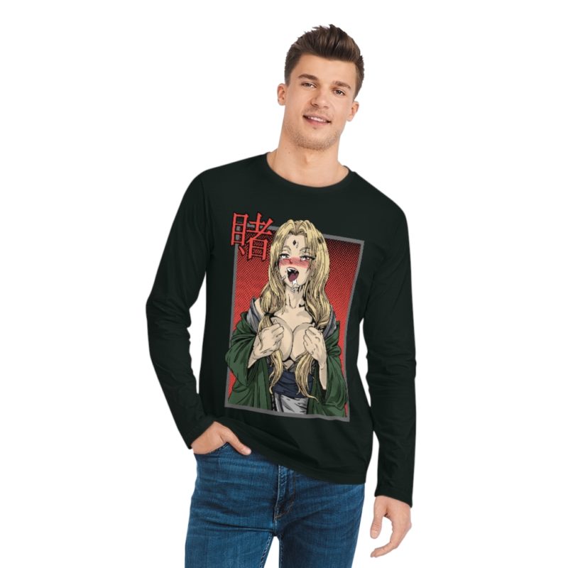 ECCHI Anime Men's Organic Sparker Long Sleeve Shirt
