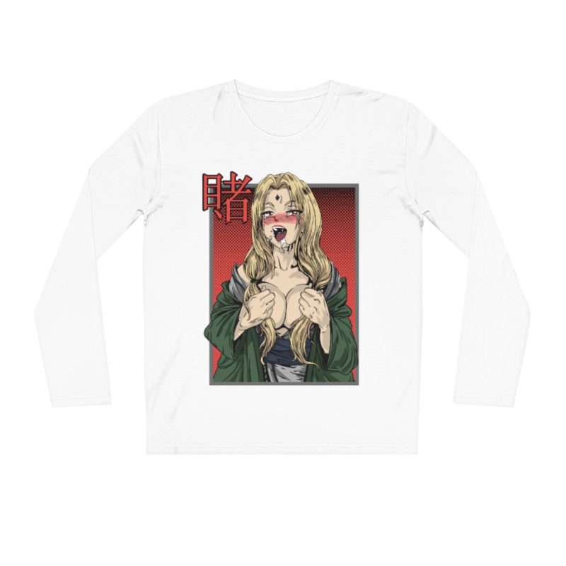 ECCHI Anime Men's Organic Sparker Long Sleeve Shirt - Image 3