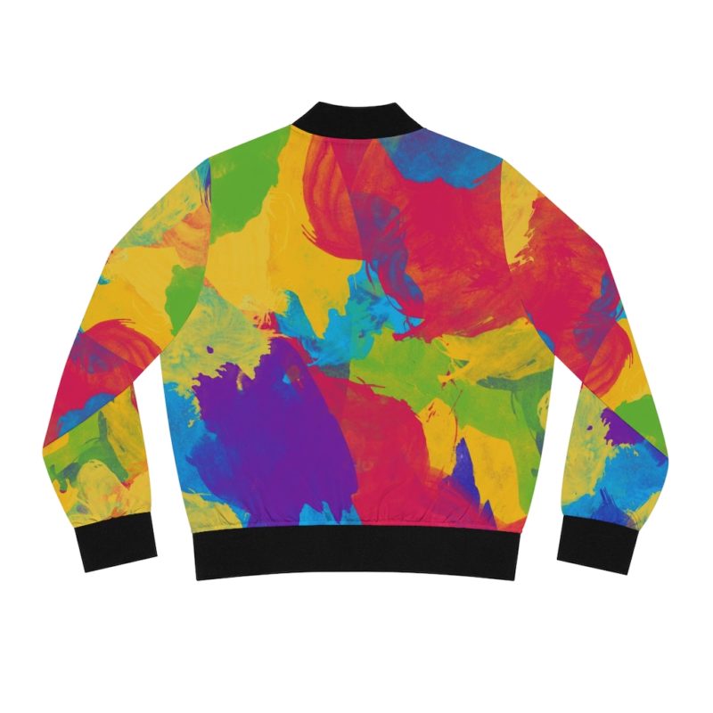 Watercolor Women's Bomber Jacket - Image 2