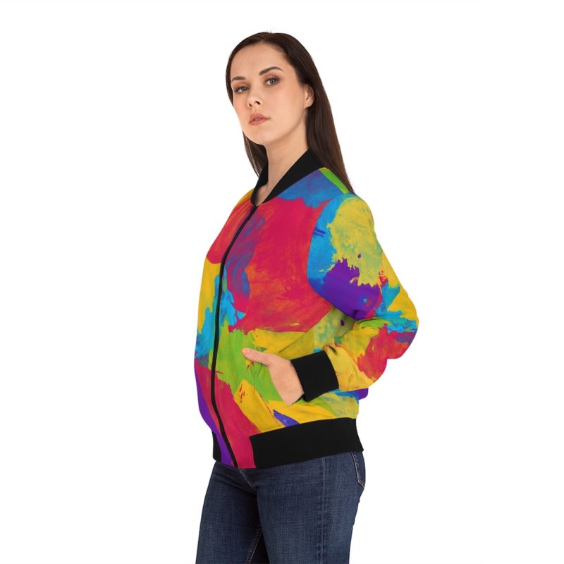 Watercolor Women's Bomber Jacket