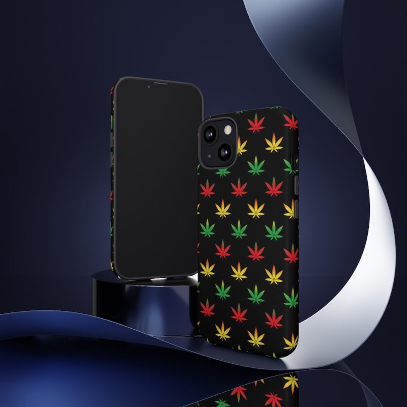 420 Weed Print iPhone - Samsung Galaxy Tough Cases - Image 5