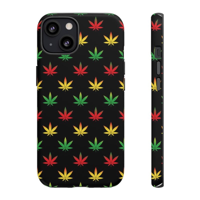 420 Weed Print iPhone - Samsung Galaxy Tough Cases - Image 4
