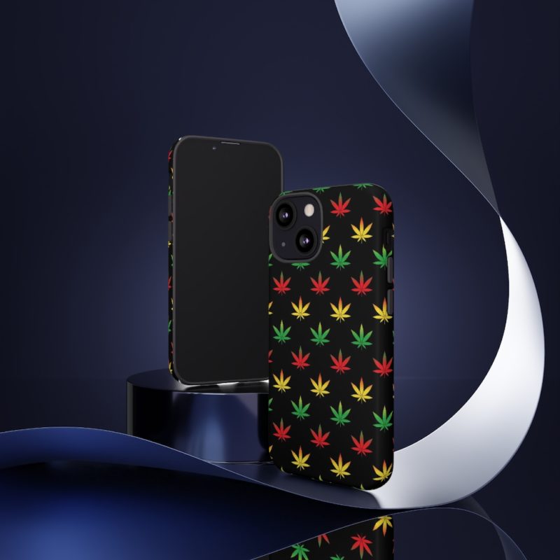420 Weed Print iPhone - Samsung Galaxy Tough Cases - Image 11